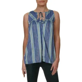 4Our Dreamers - Stripe Boho Peasant Top