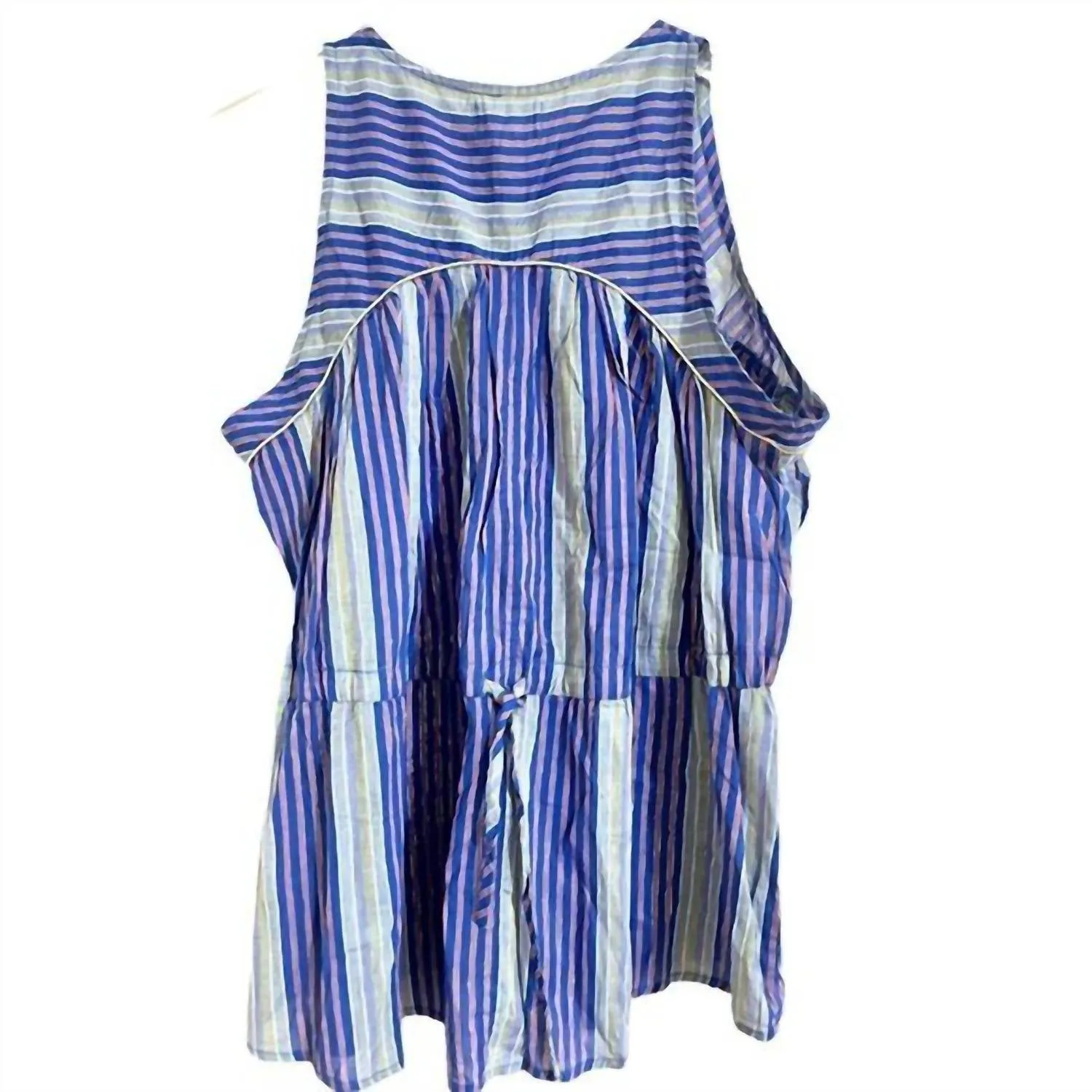 4Our Dreamers - Stripe Boho Peasant Top