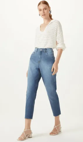 Calça Jeans Mom Shoulder