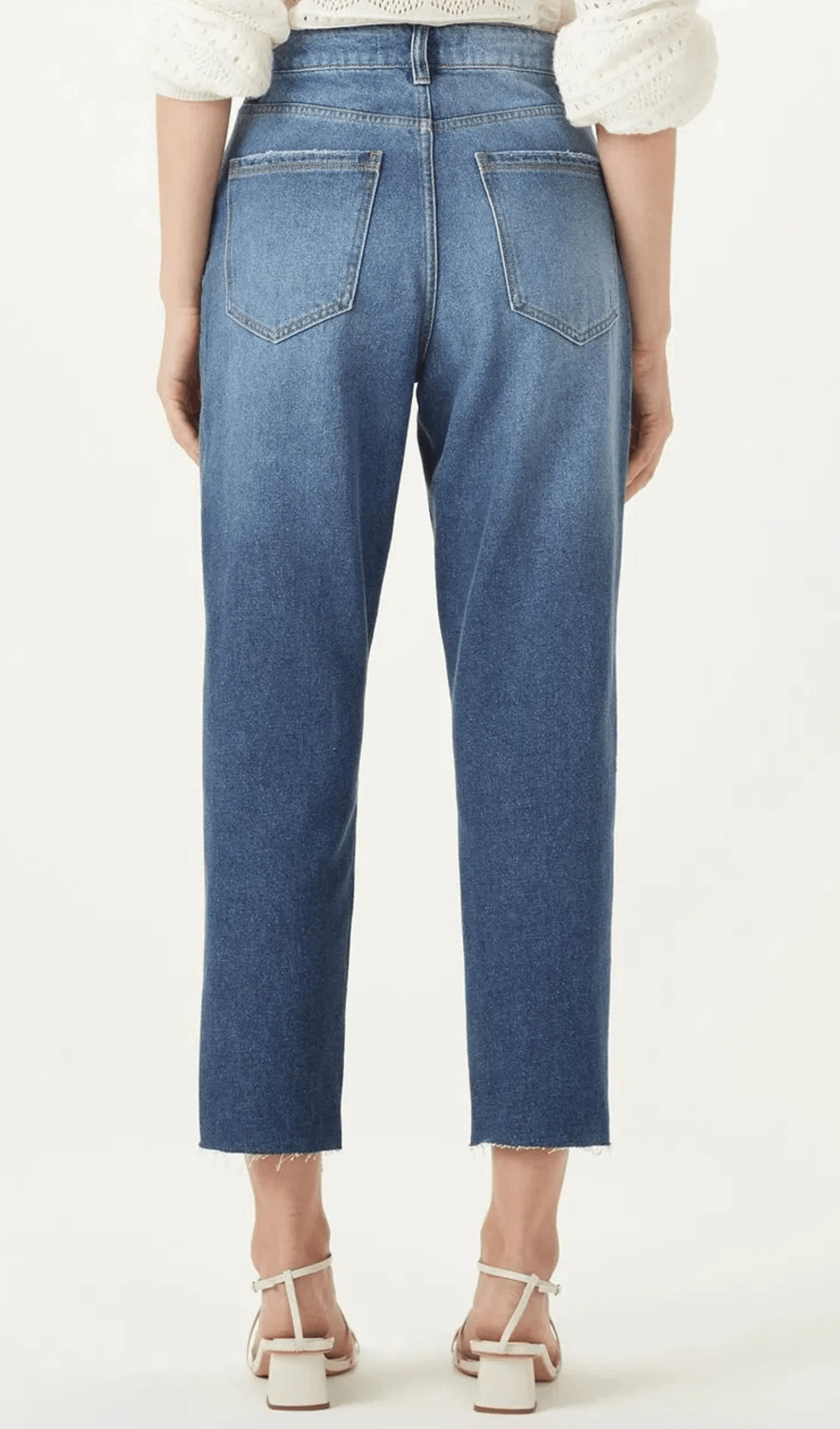 Calça Jeans Mom Shoulder
