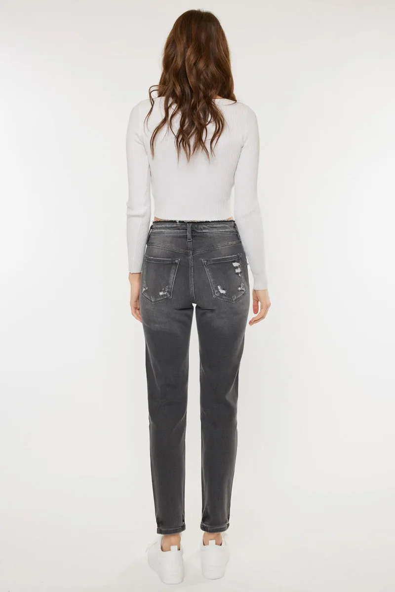 Clemence High Rise Mom Jeans