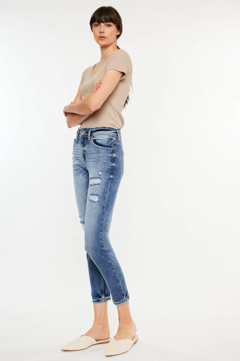 Clemence High Rise Mom Jeans