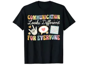 Communication looks different shirt