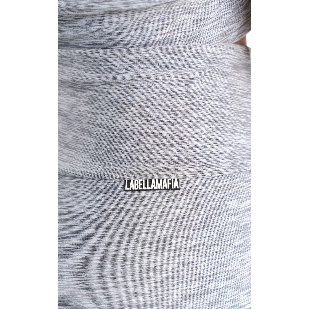 Conjunto Top y Legging Essential Gris
