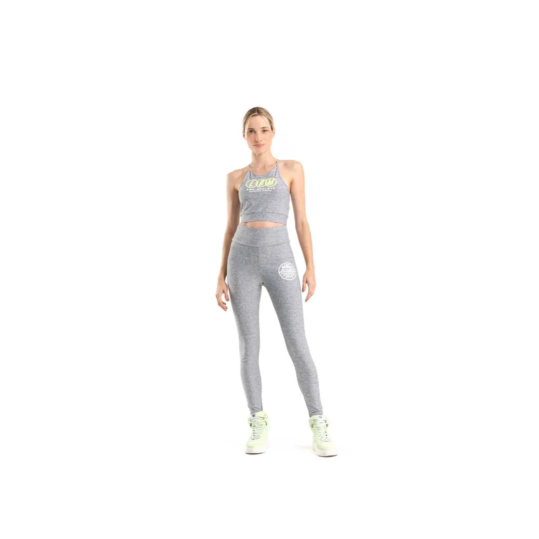 Conjunto Top y Legging Essential Gris