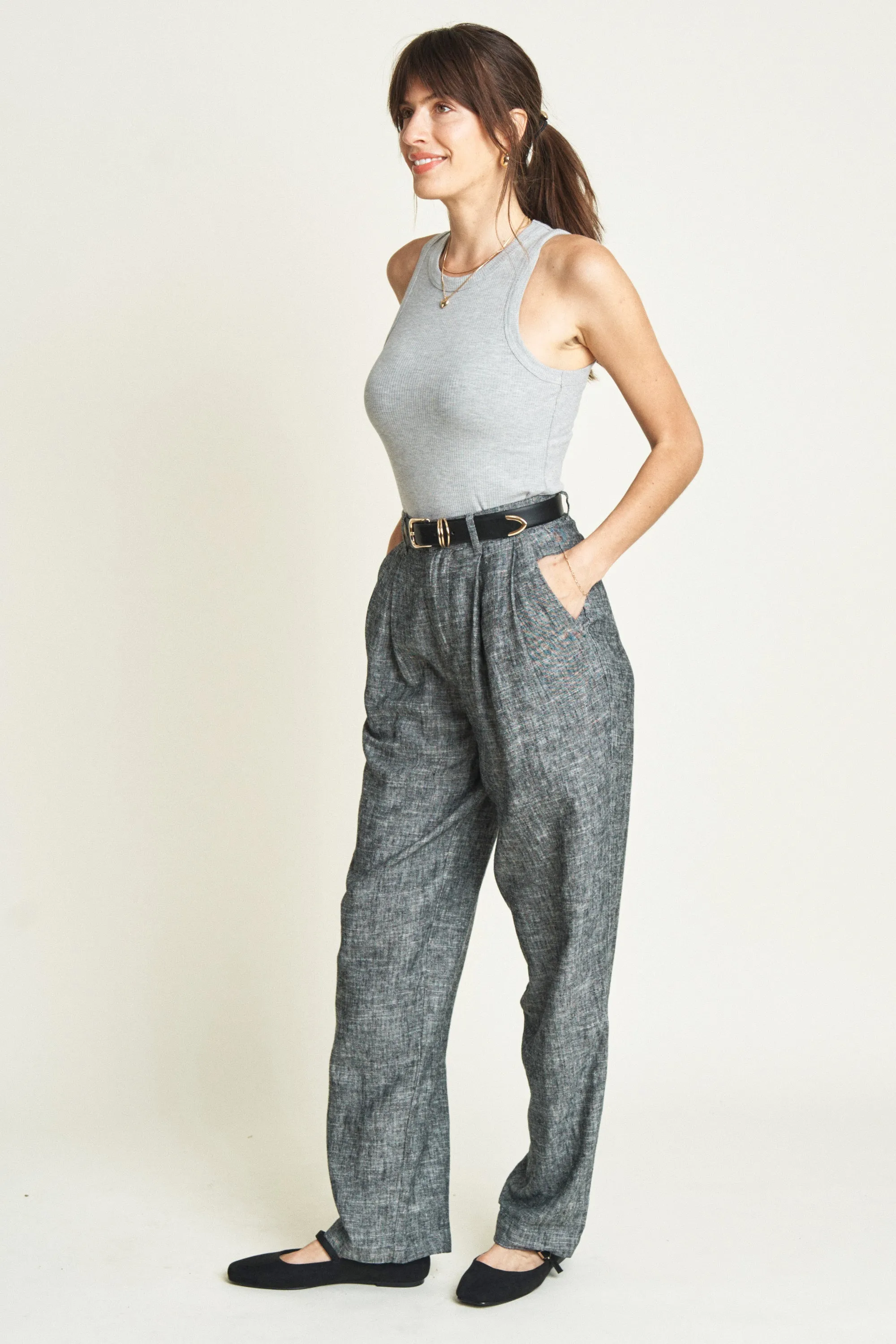 Evanston Trouser High Rise Desert Storm