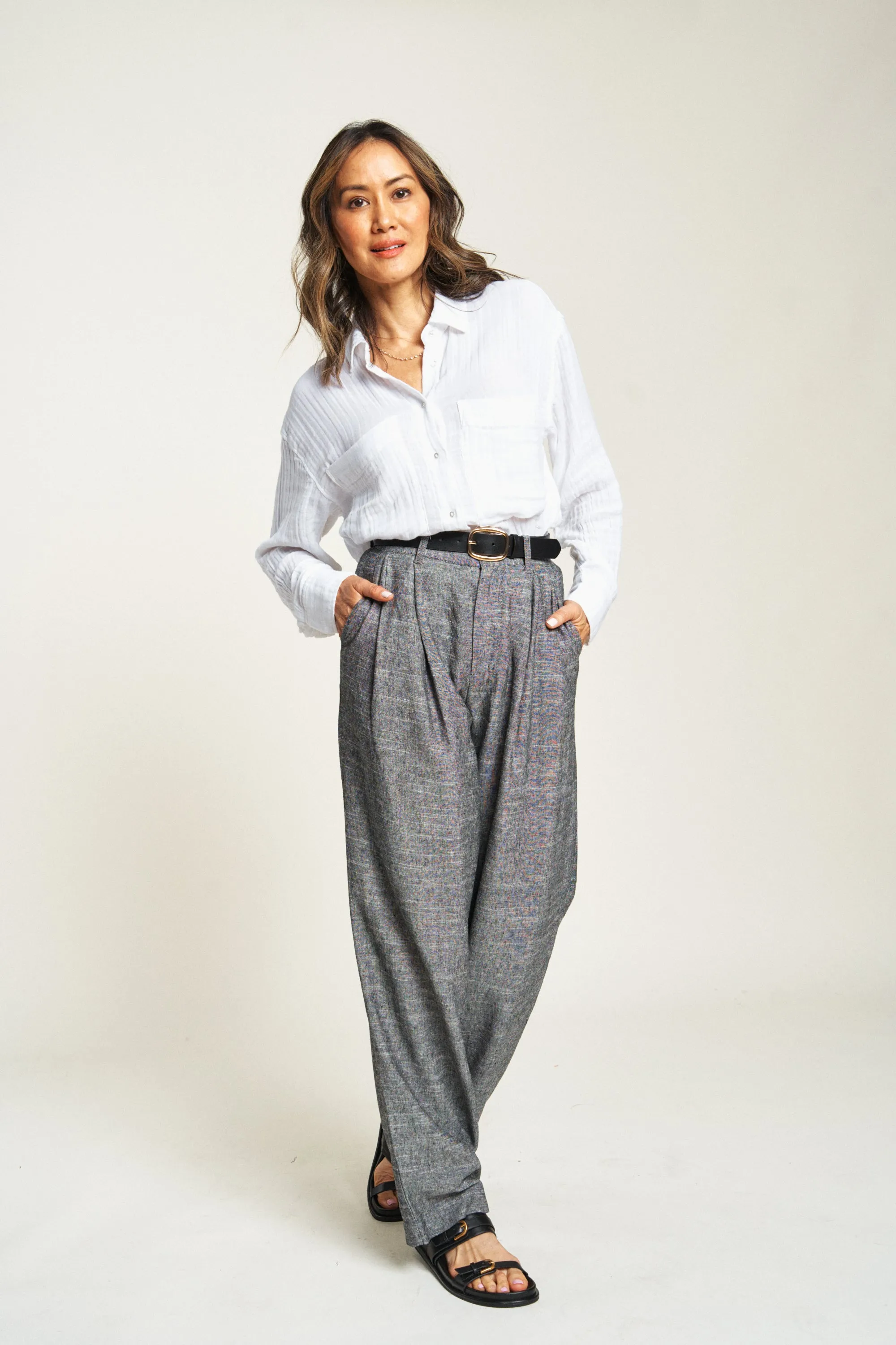 Evanston Trouser High Rise Desert Storm