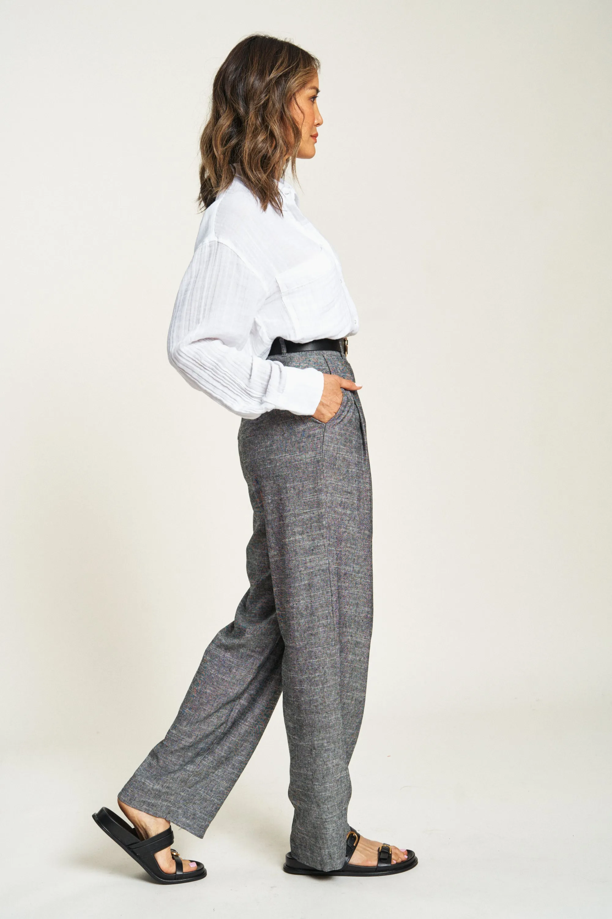 Evanston Trouser High Rise Desert Storm