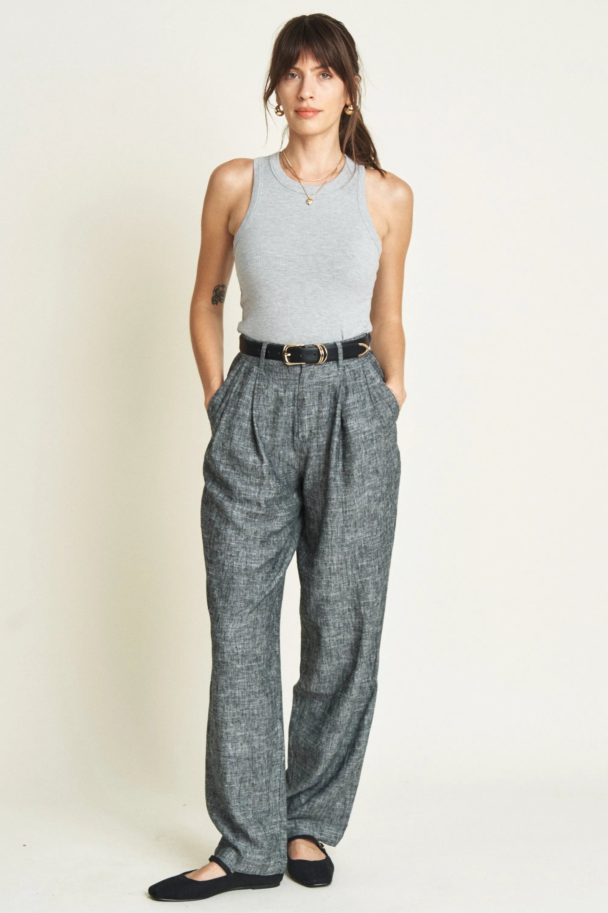 Evanston Trouser High Rise Desert Storm