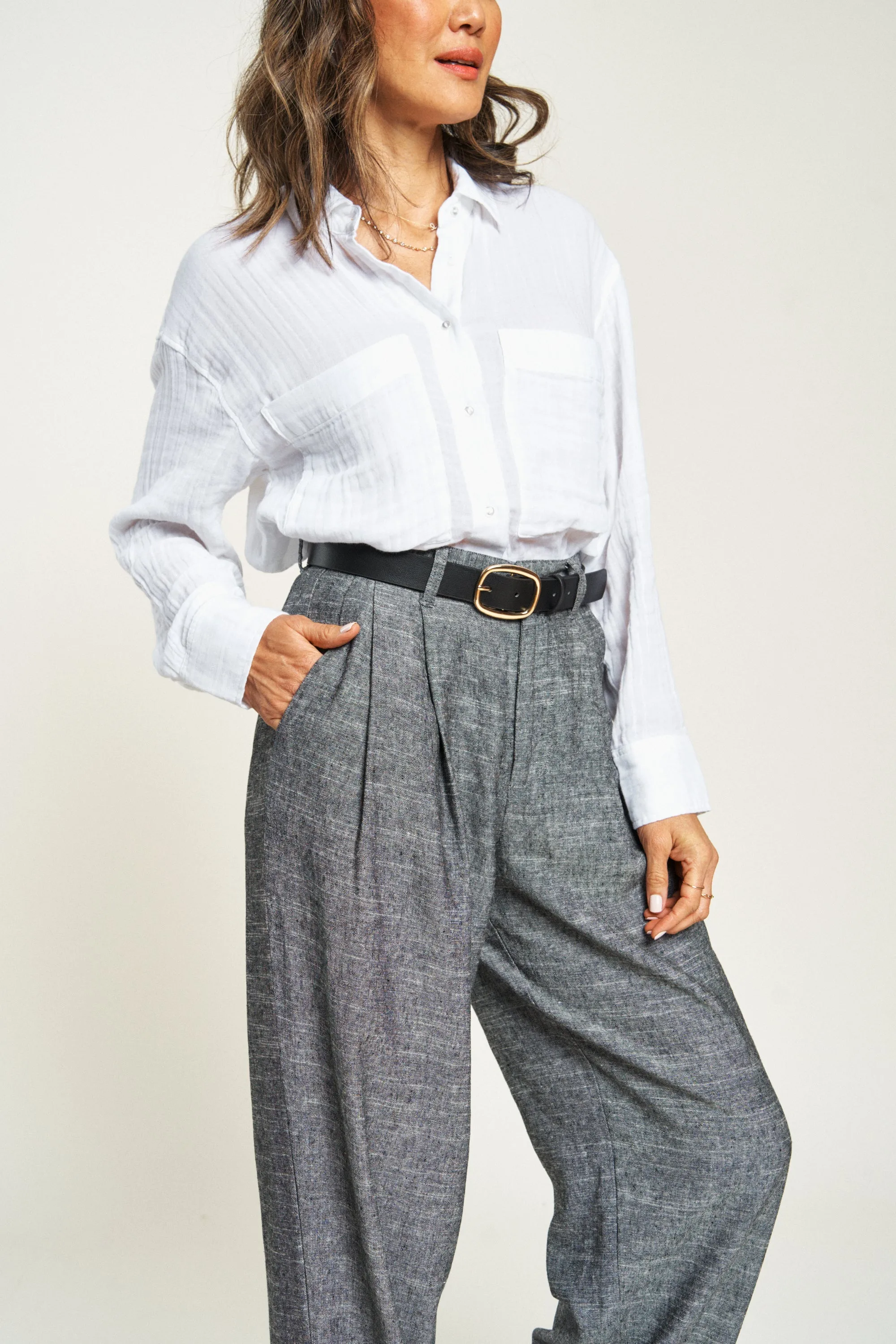 Evanston Trouser High Rise Desert Storm