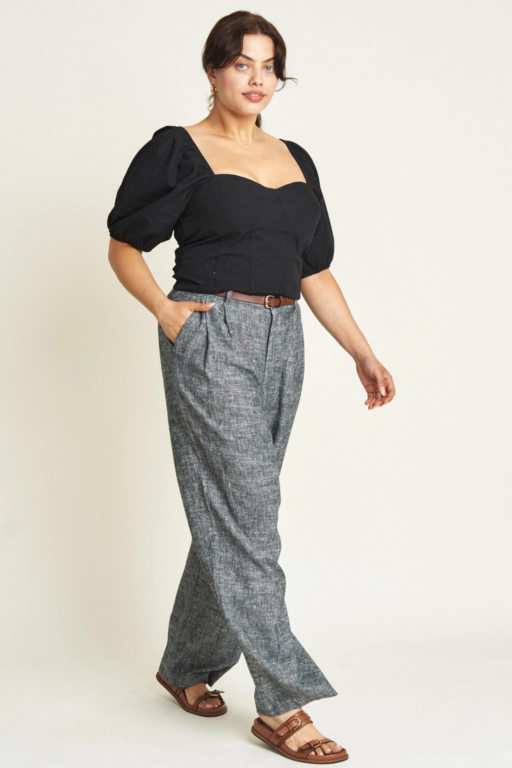 Evanston Trouser High Rise Desert Storm