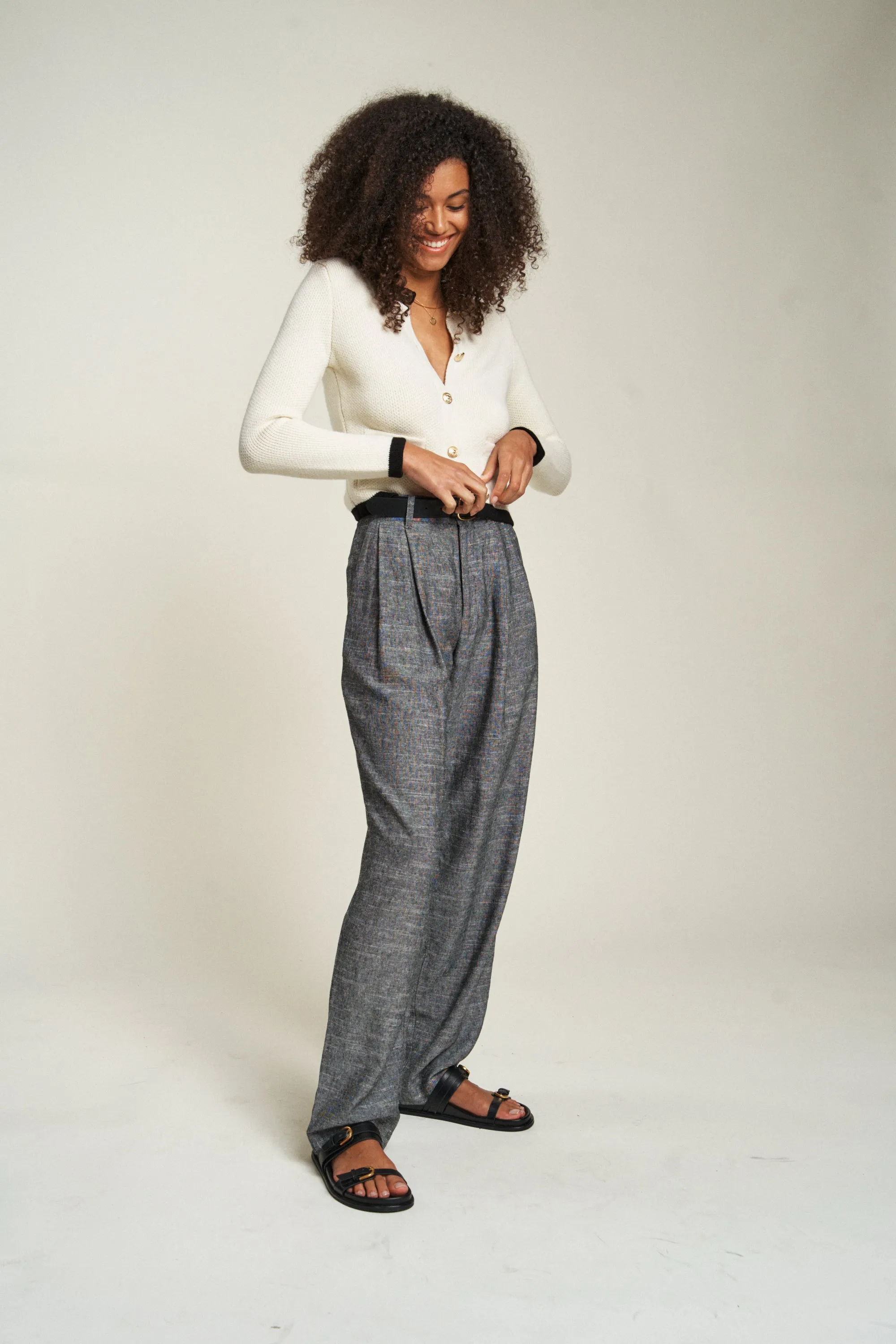 Evanston Trouser High Rise Desert Storm