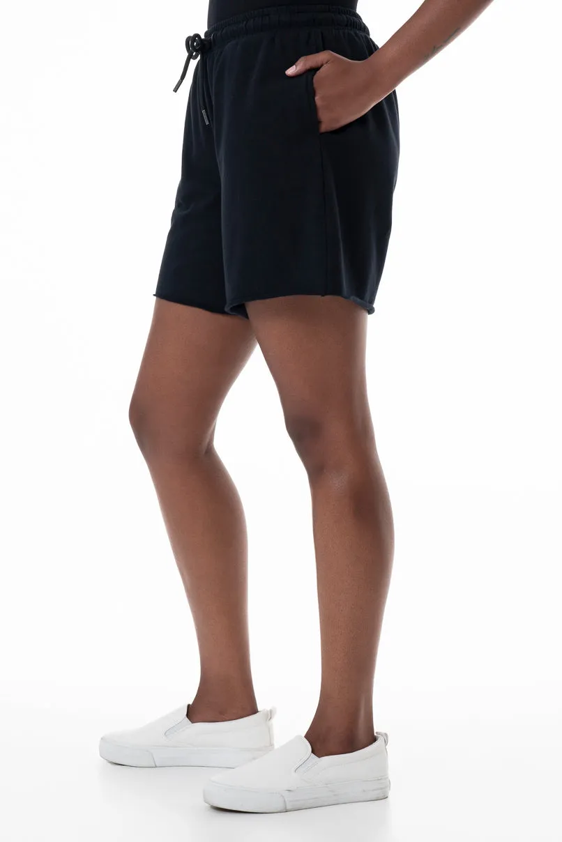 Fleece Shorts _ 145593 _ Black