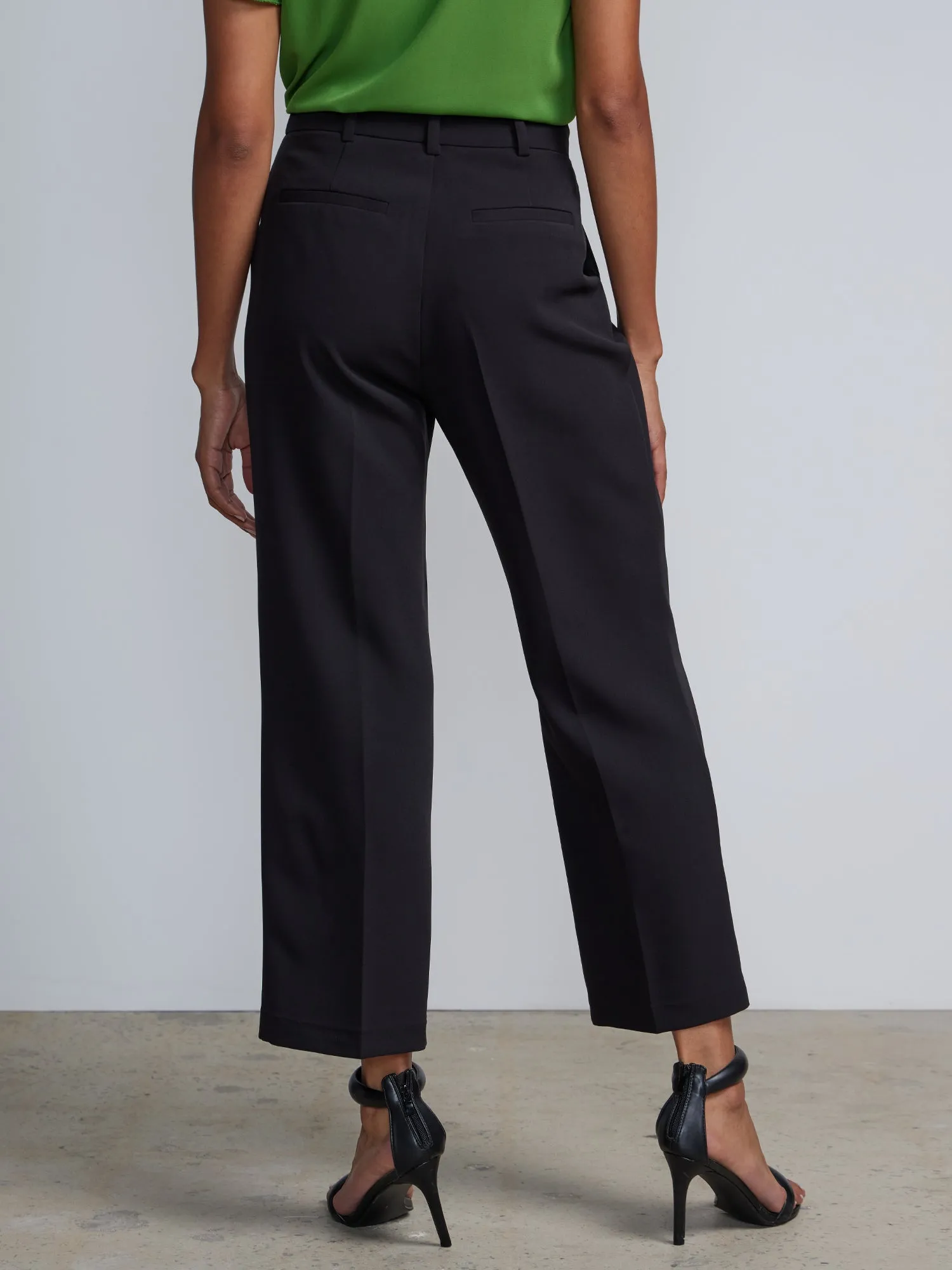 High Rise Pleated Trousers
