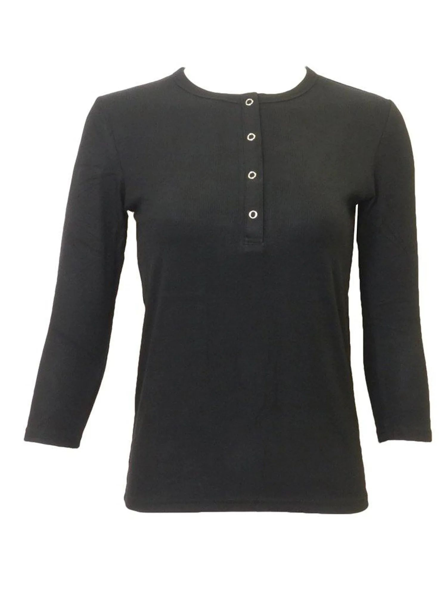 Jay Basics Ribbed Snaps Henley