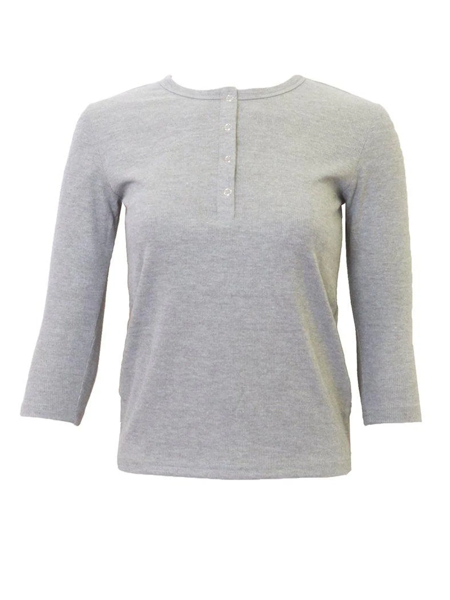 Jay Basics Ribbed Snaps Henley