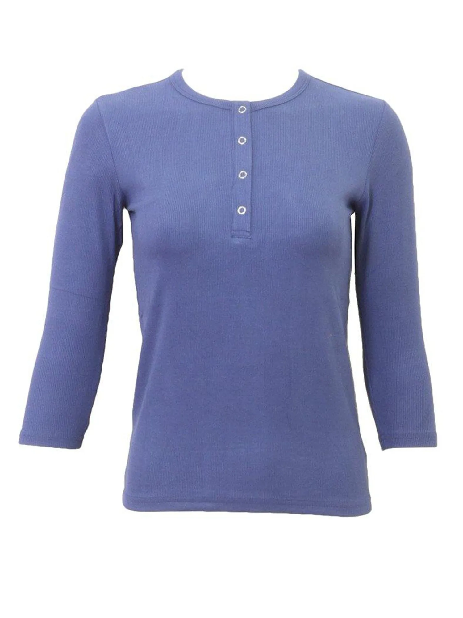 Jay Basics Ribbed Snaps Henley