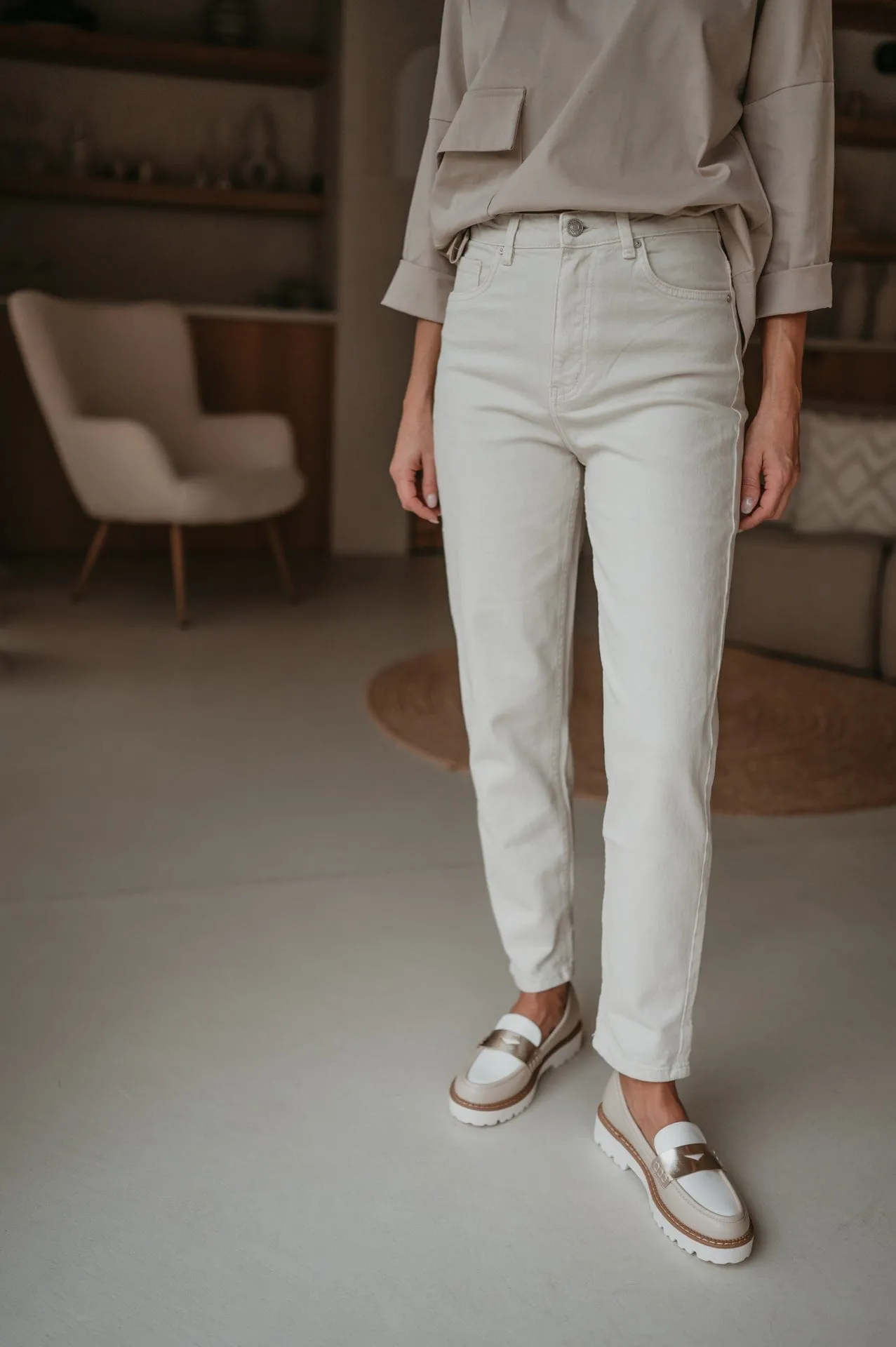 Lamiera jeans I Beige