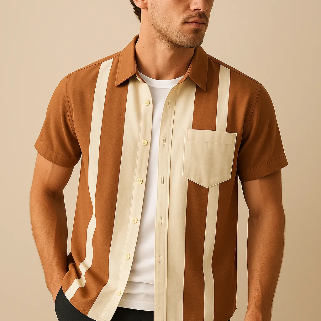 Lorenzo - Vertical Striped Shirt