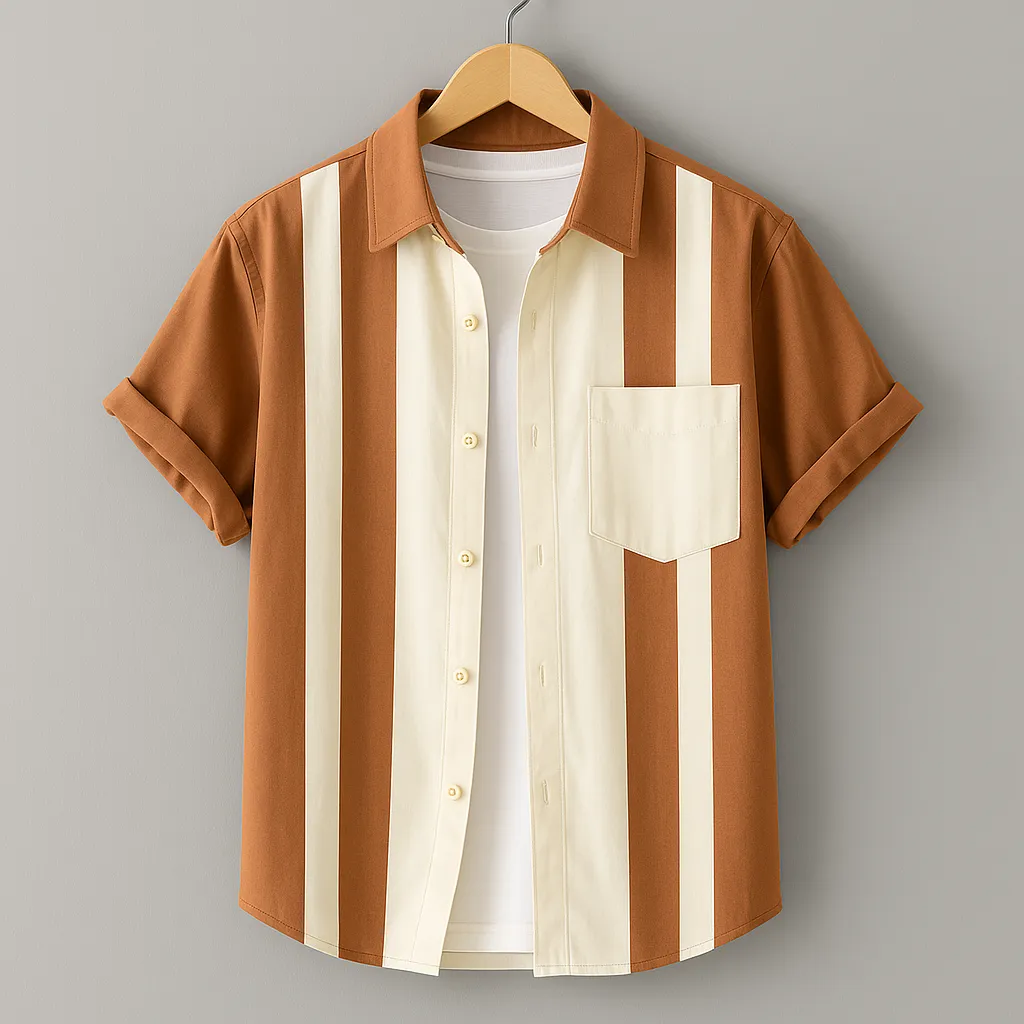 Lorenzo - Vertical Striped Shirt