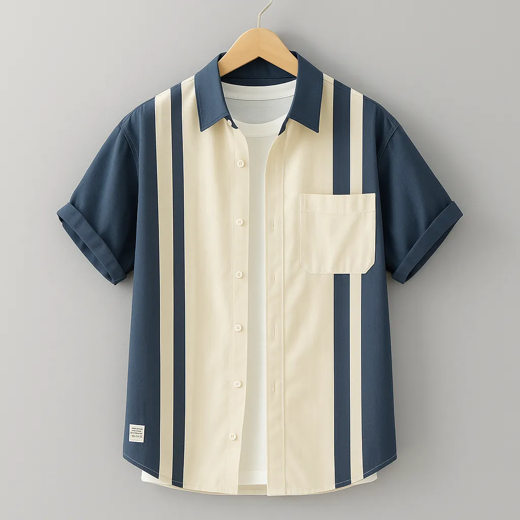 Lorenzo - Vertical Striped Shirt