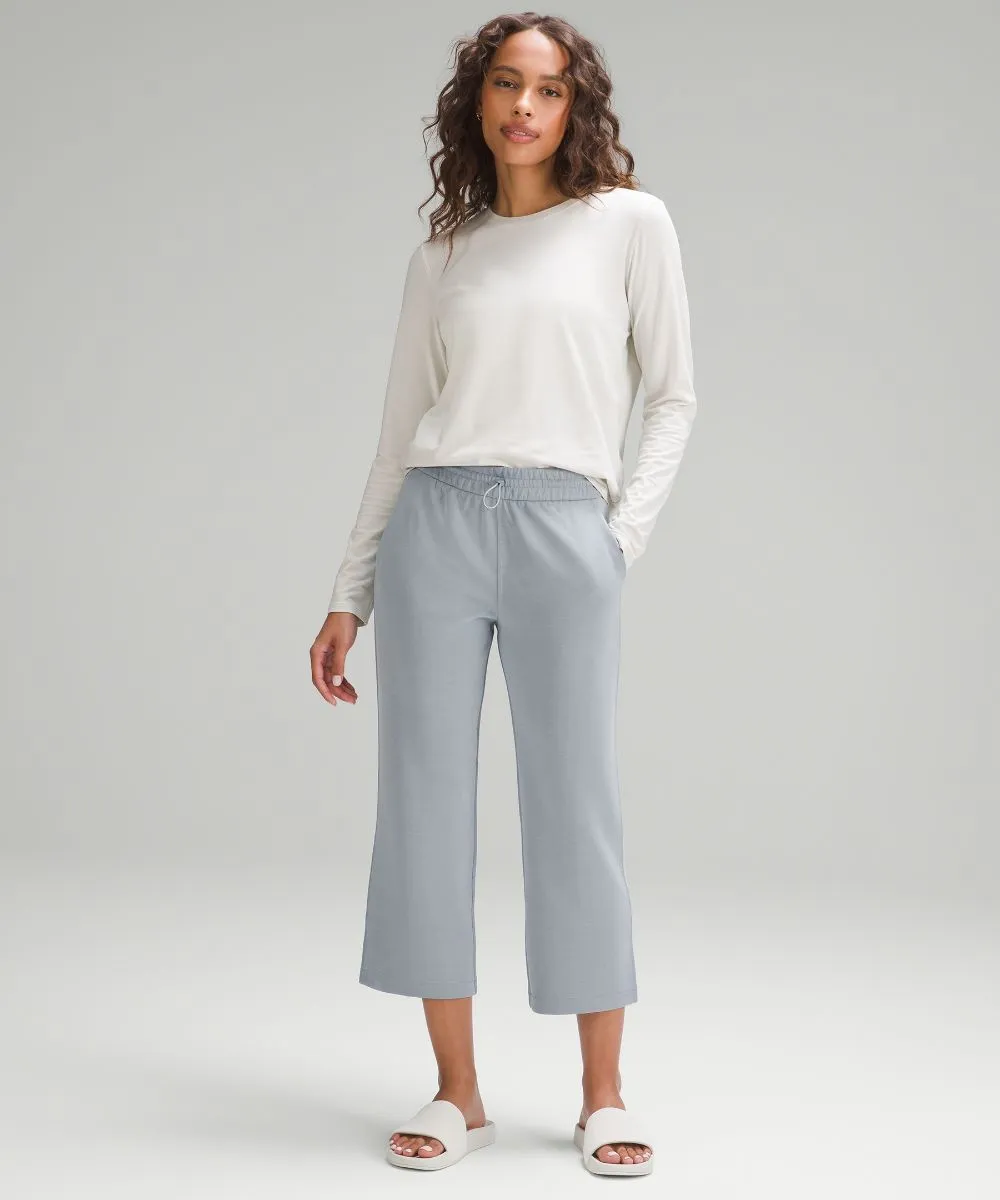 Lululemon Softstreme High Rise Straight Leg Cropped Pants
