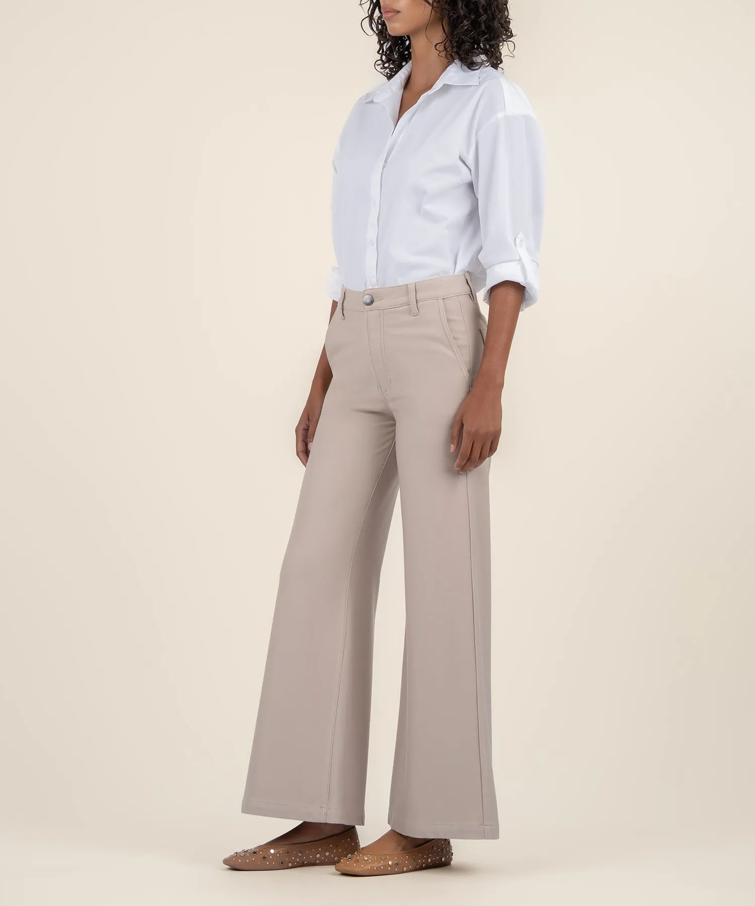 Meg High Rise Wide Leg Trouser