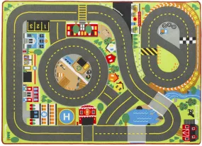 Melissa & Doug Jumbo Roadway  Activity Rug 79" X 60"