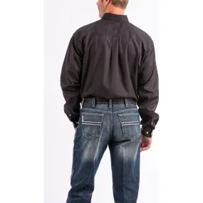 Men's Cinch Black Button-Down Western Shirt MT10320083