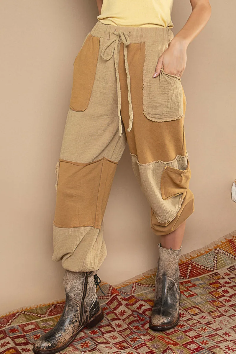 MULTI COLOR PATCH JOGGER