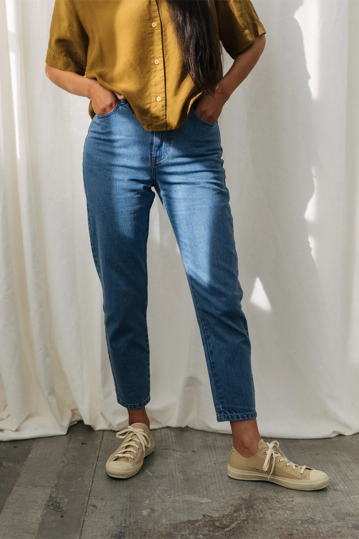 Nakholmen Jeans Mid Blue