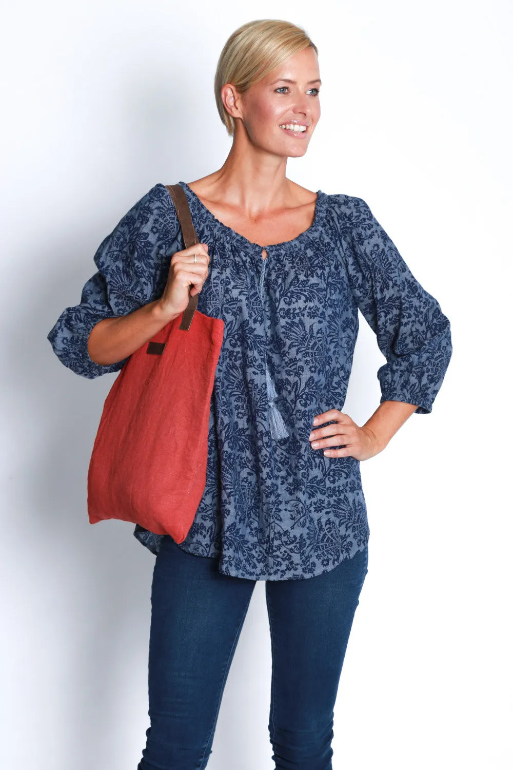Niagra Top in Denim