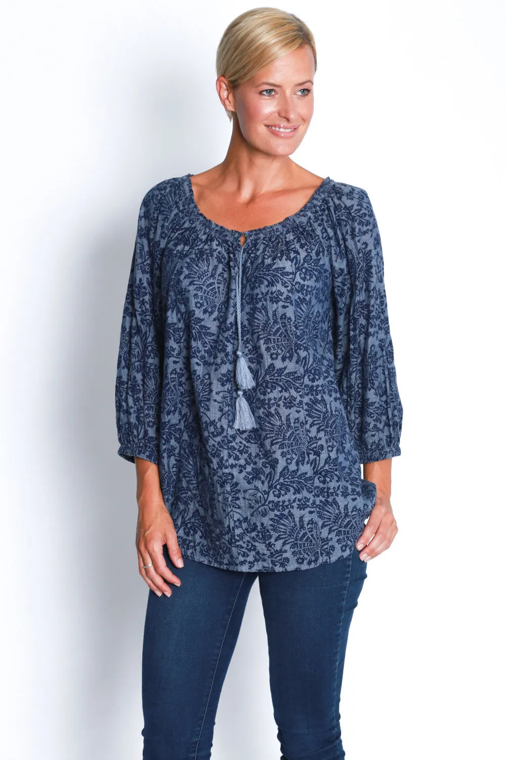 Niagra Top in Denim