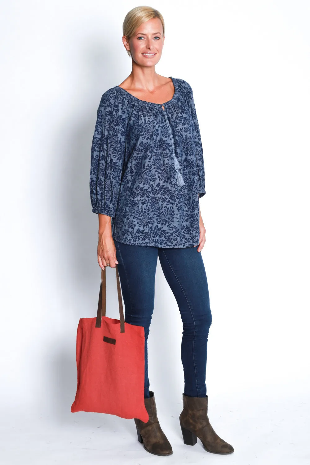 Niagra Top in Denim