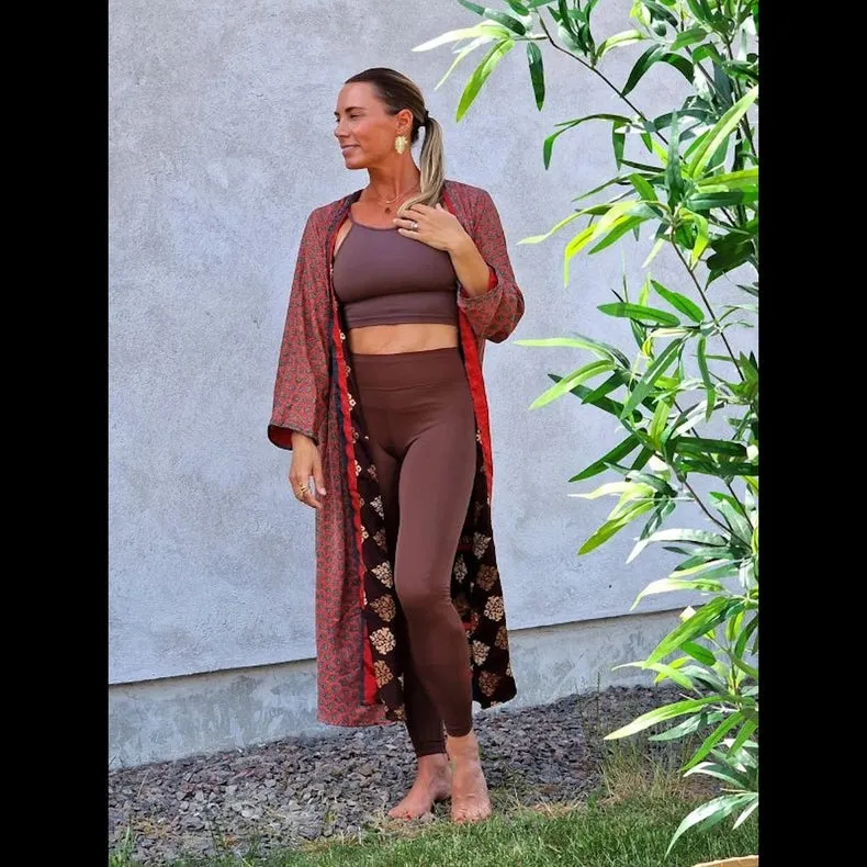 Recycled Yoga Leggings “Nutmeg”