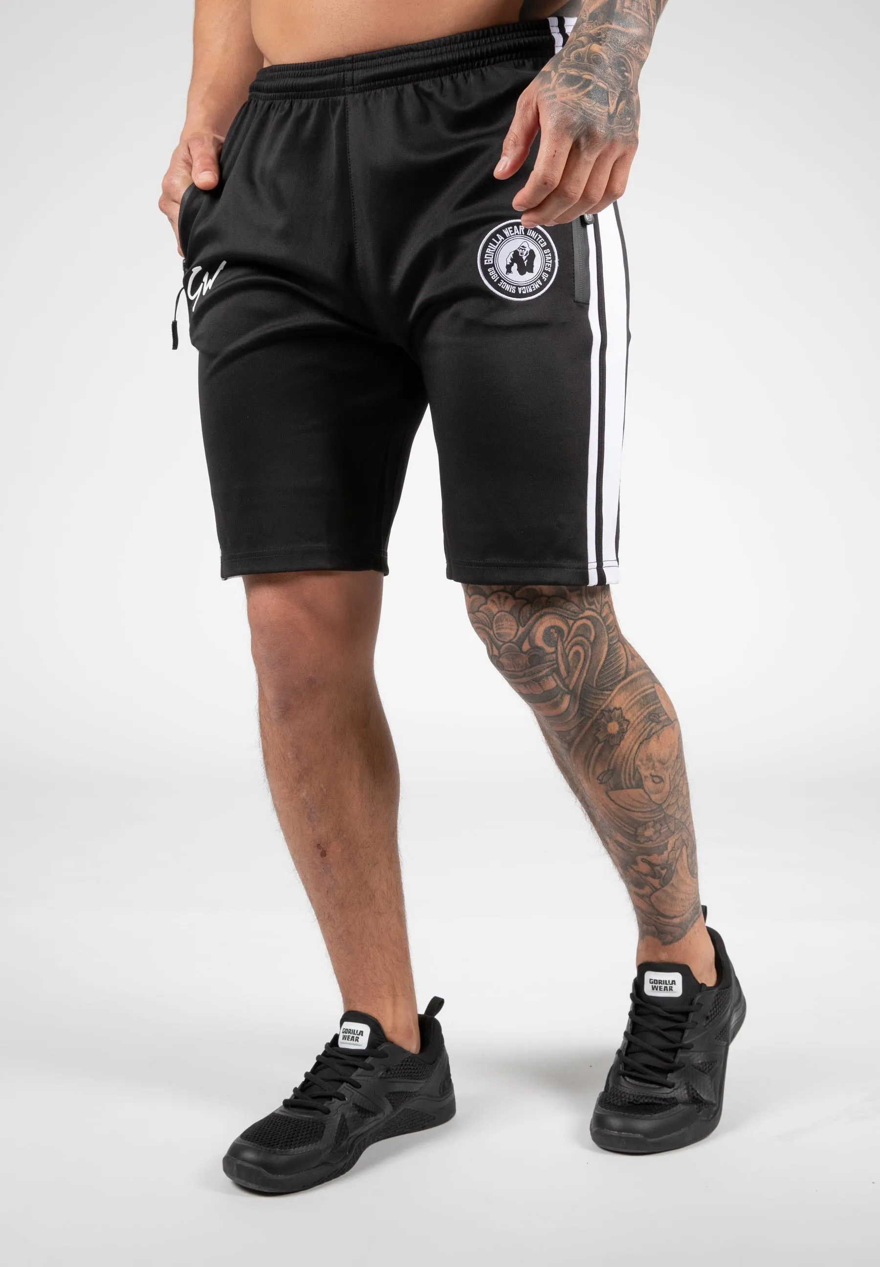Stratford Track Shorts - Black