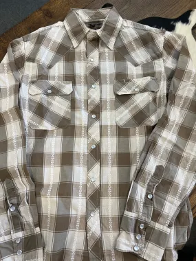 TIN HAUL MENS PLAID L/S SNAP SHIRT