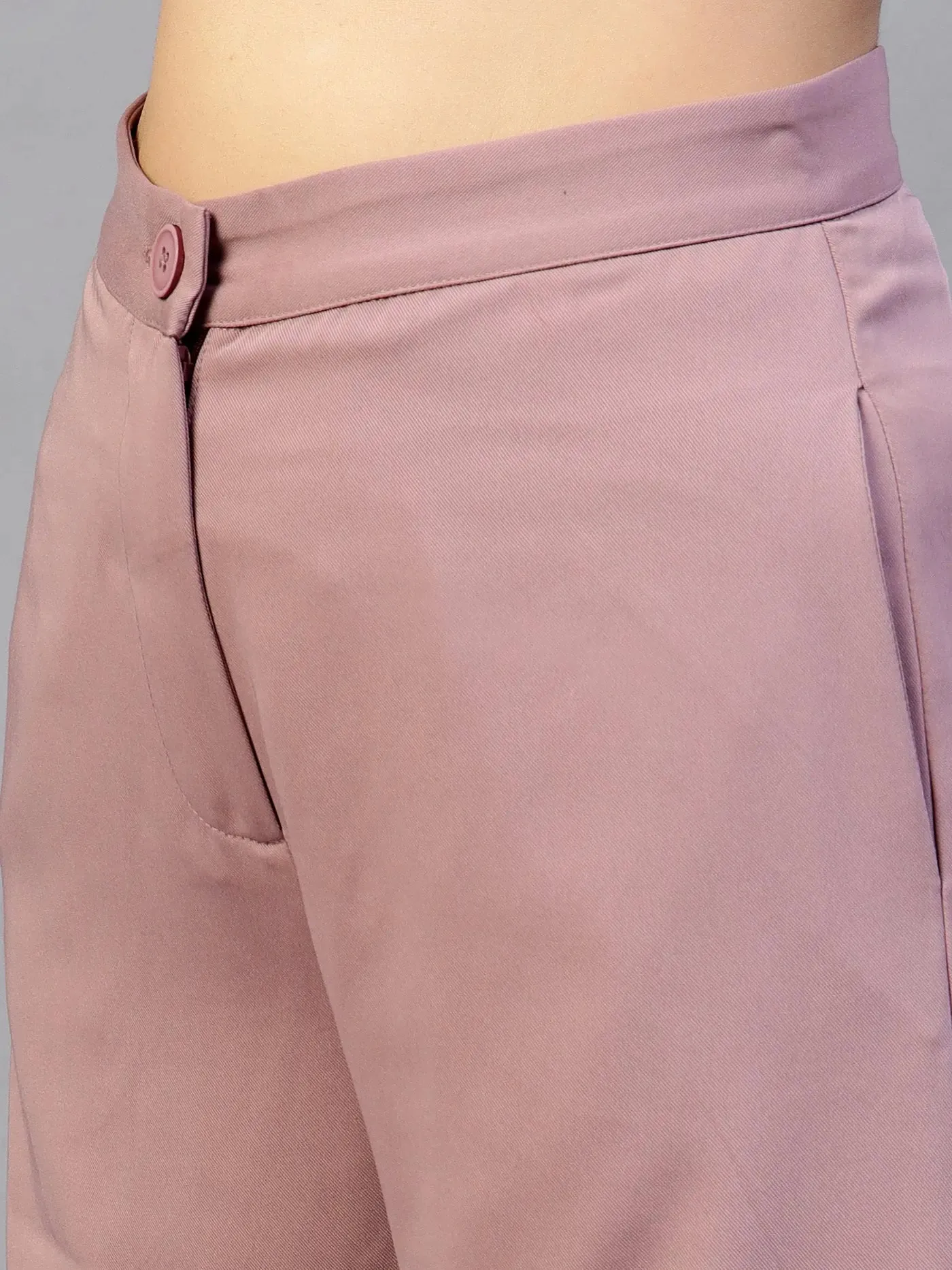 Women Relaxed High-Rise Trousers
